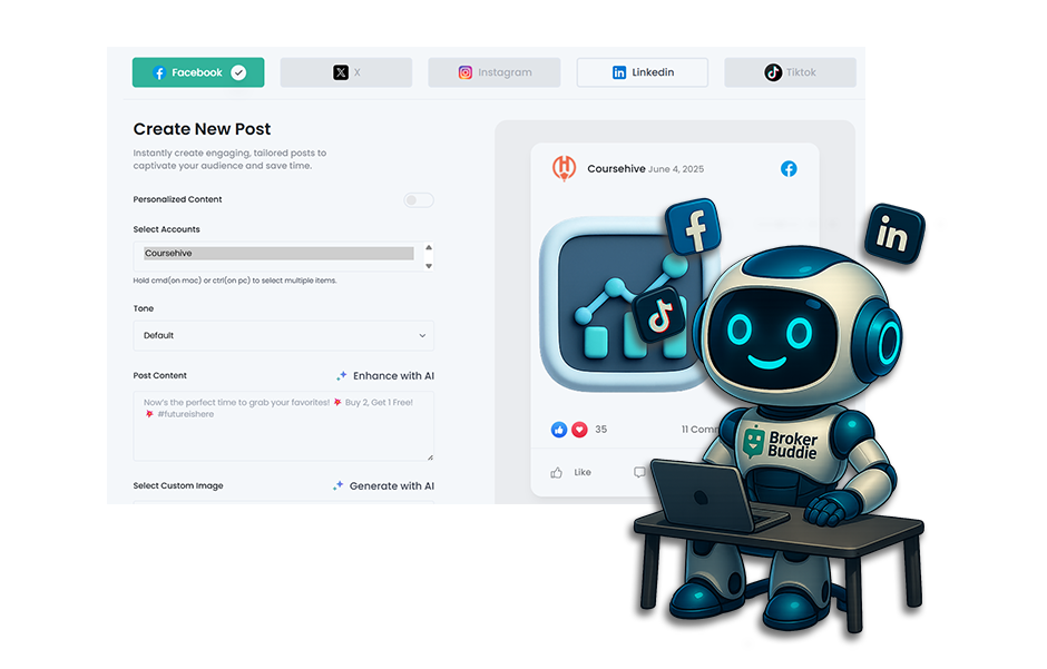 Upload, Analyze, Generate.